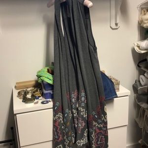 Embroidered sweater vest